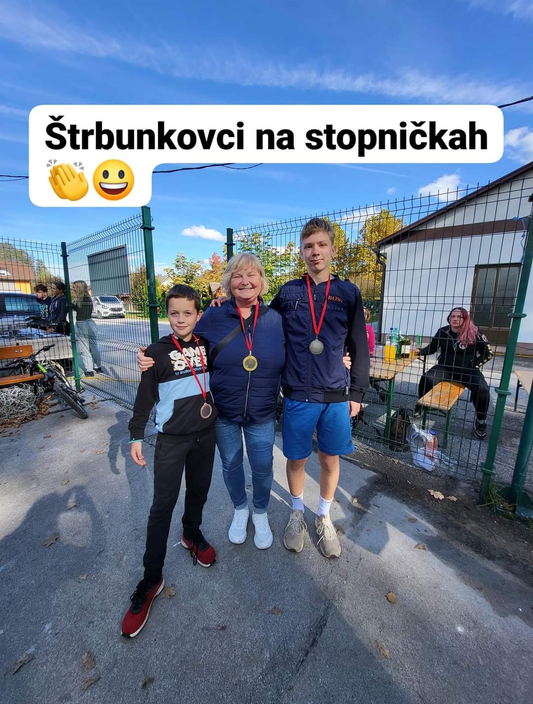 �trbunkovci na stopni�kah