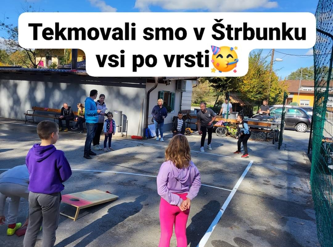 Tekmovali smo v �trbunku vsi po vrsti